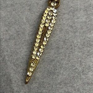 Mariana Gold Necklace with Sparkling Crystals